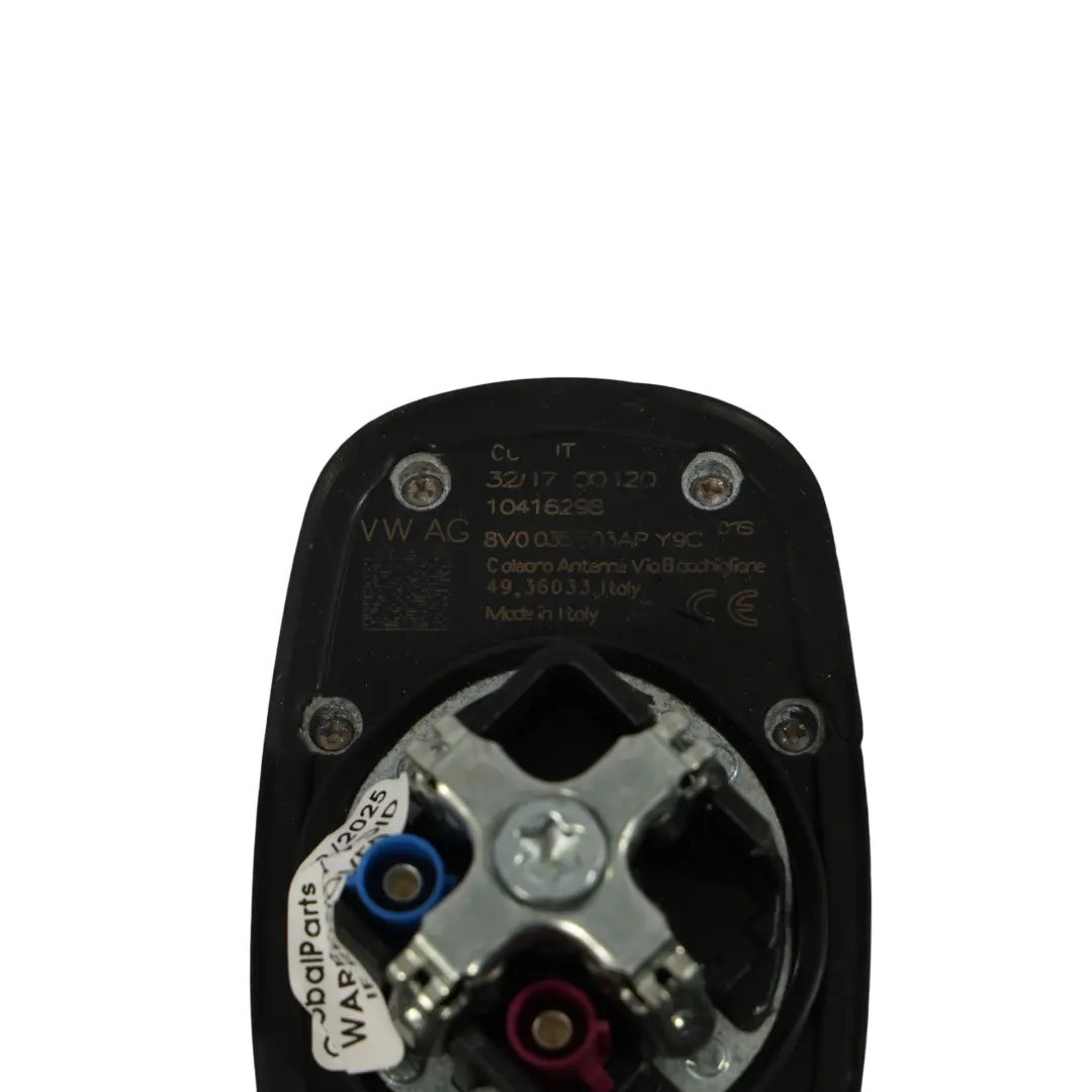 Antena Amplificador Techo Aleta Tiburón Antena Ibis Blanco - Y9C para Audi A3 8V con número de pieza 8V0035503AP Audi A3 8V Antena Amplificador Techo Aleta Tiburón Antena Ibis Blanco - Y9C - SKU 8V0035503AP-IWH - Número de pieza 8V0035503AP