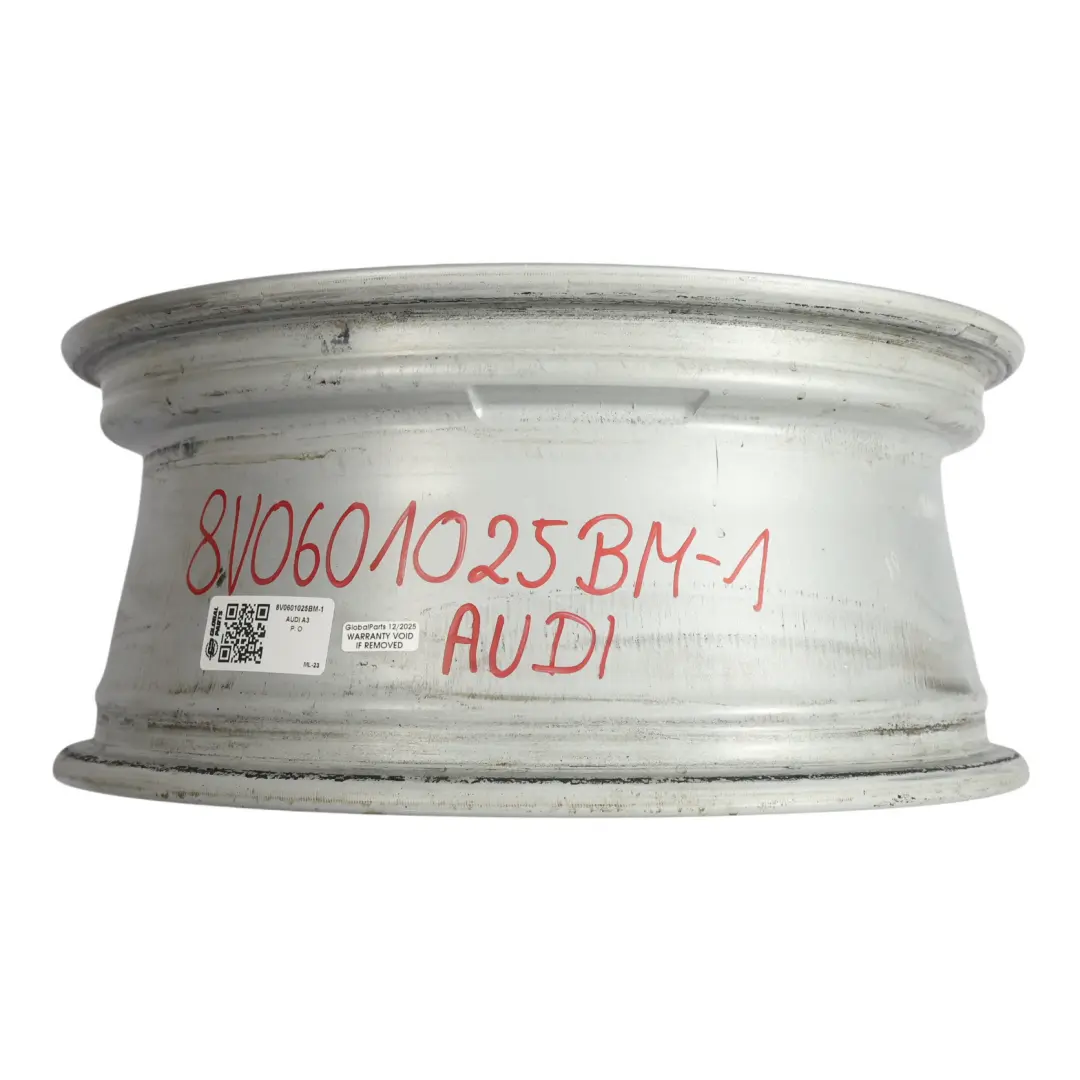 Audi A3 8V Argento Cerchio in lega 16" 6.5J ET46 - SKU 8V0601025BM-1 - Numero di parte 8V0601025BM