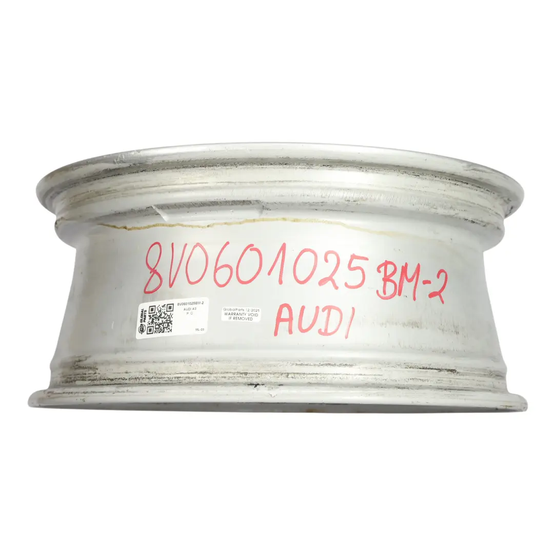 Audi A3 8V Argento Cerchio in lega 16" 6.5J ET46 8V0601025BM - SKU 8V0601025BM-2 - Numero di parte 8V0601025BM-2
