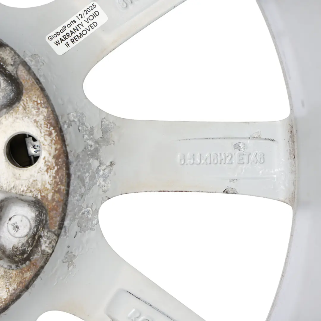 Audi A3 8V Silver Wheel Alloy Rim 16" 6.5J ET46 - SKU 8V0601025BM-3 - Part number 8V0601025BM