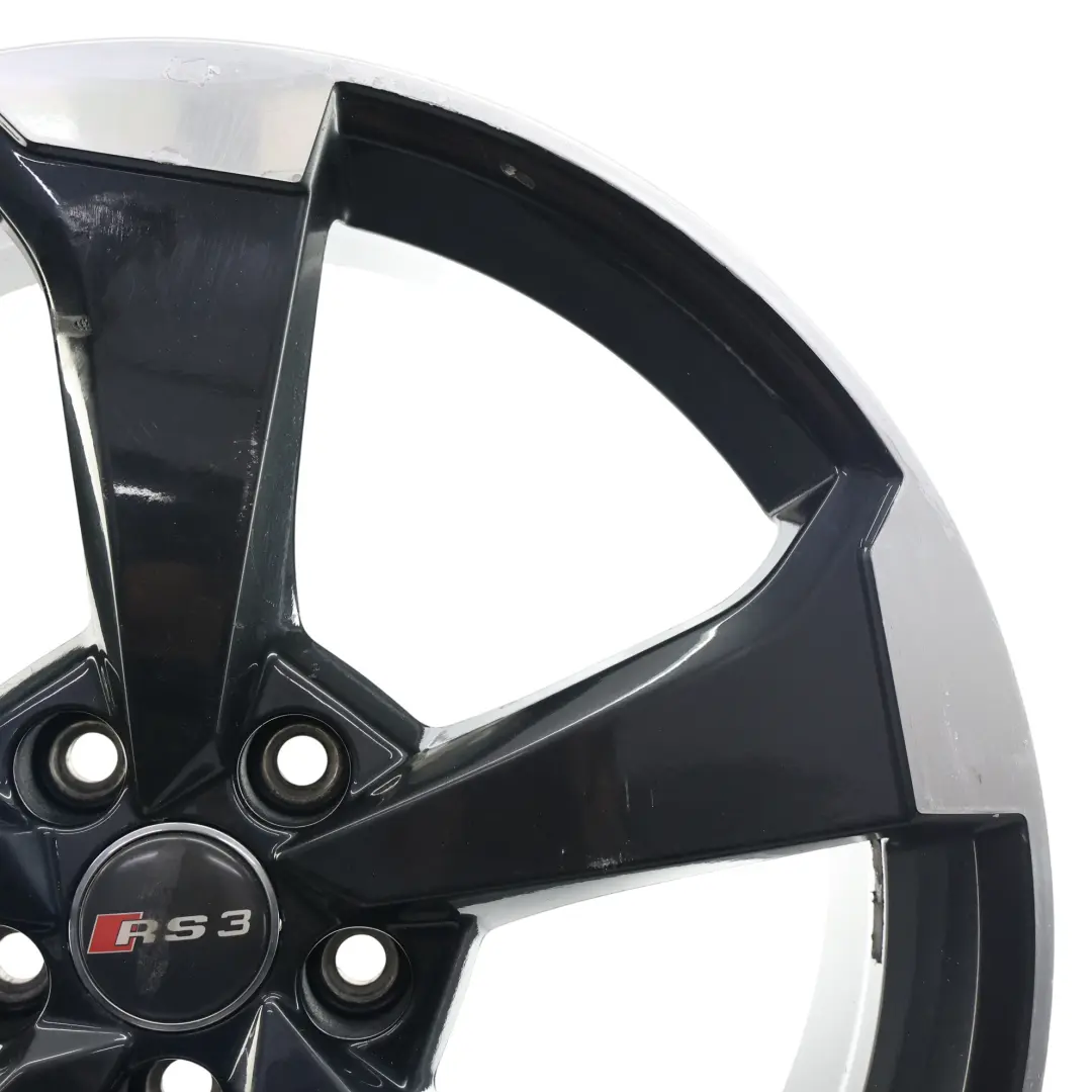 Audi A3 RS3 8V Cerchio In Lega Con Rotore Nero 19" 8,0J ET:49 - SKU 8V0601025FA-1 - Numero di parte 8V0601025FA