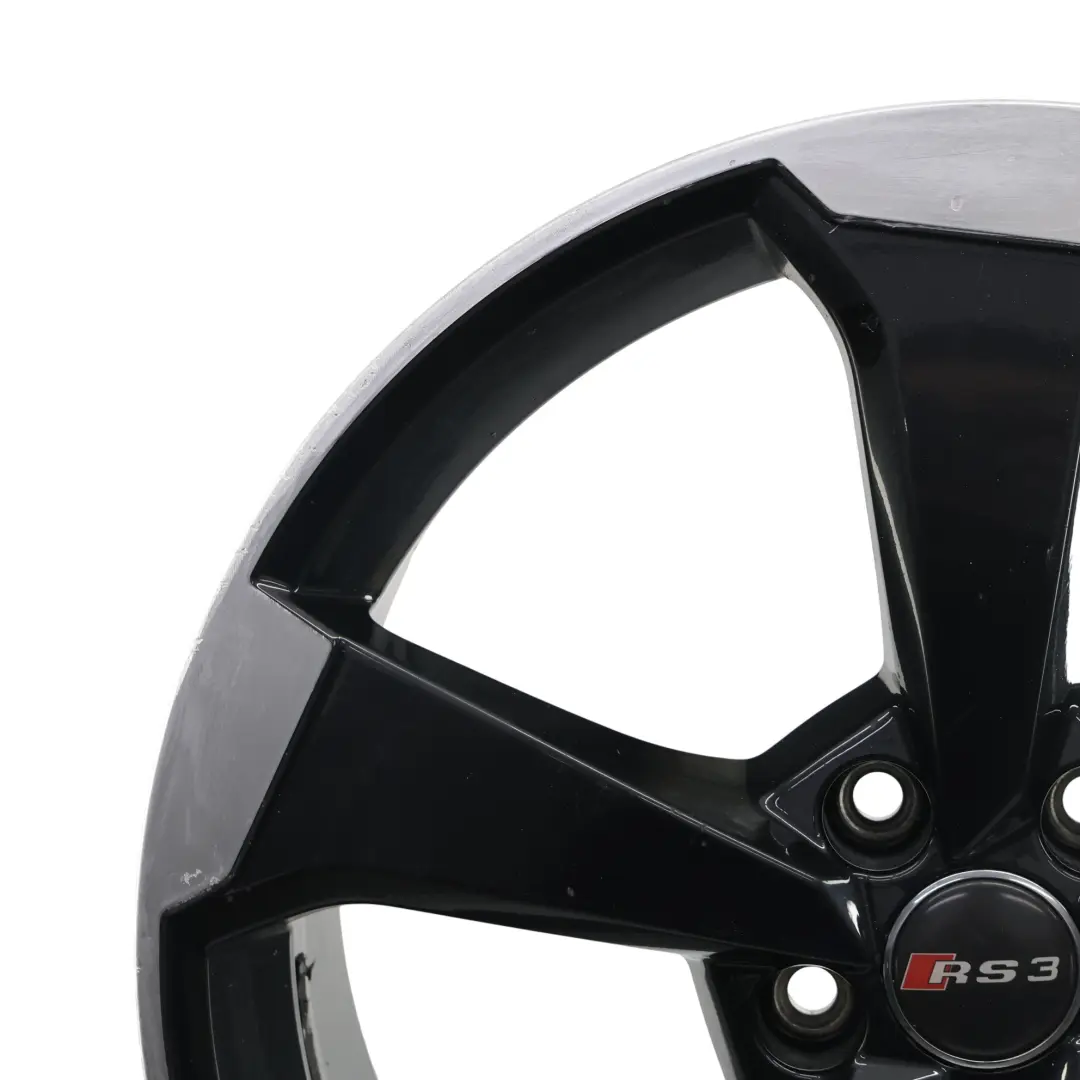 Czarna Felga Aluminiowa Rotor 19" 8,0J ET:49 do Audi A3 RS3 8V o numerze 8V0601025FA Audi A3 RS3 8V Czarna Felga Aluminiowa Rotor 19" 8,0J ET:49 - SKU 8V0601025FA-2 - Numer Części 8V0601025FA