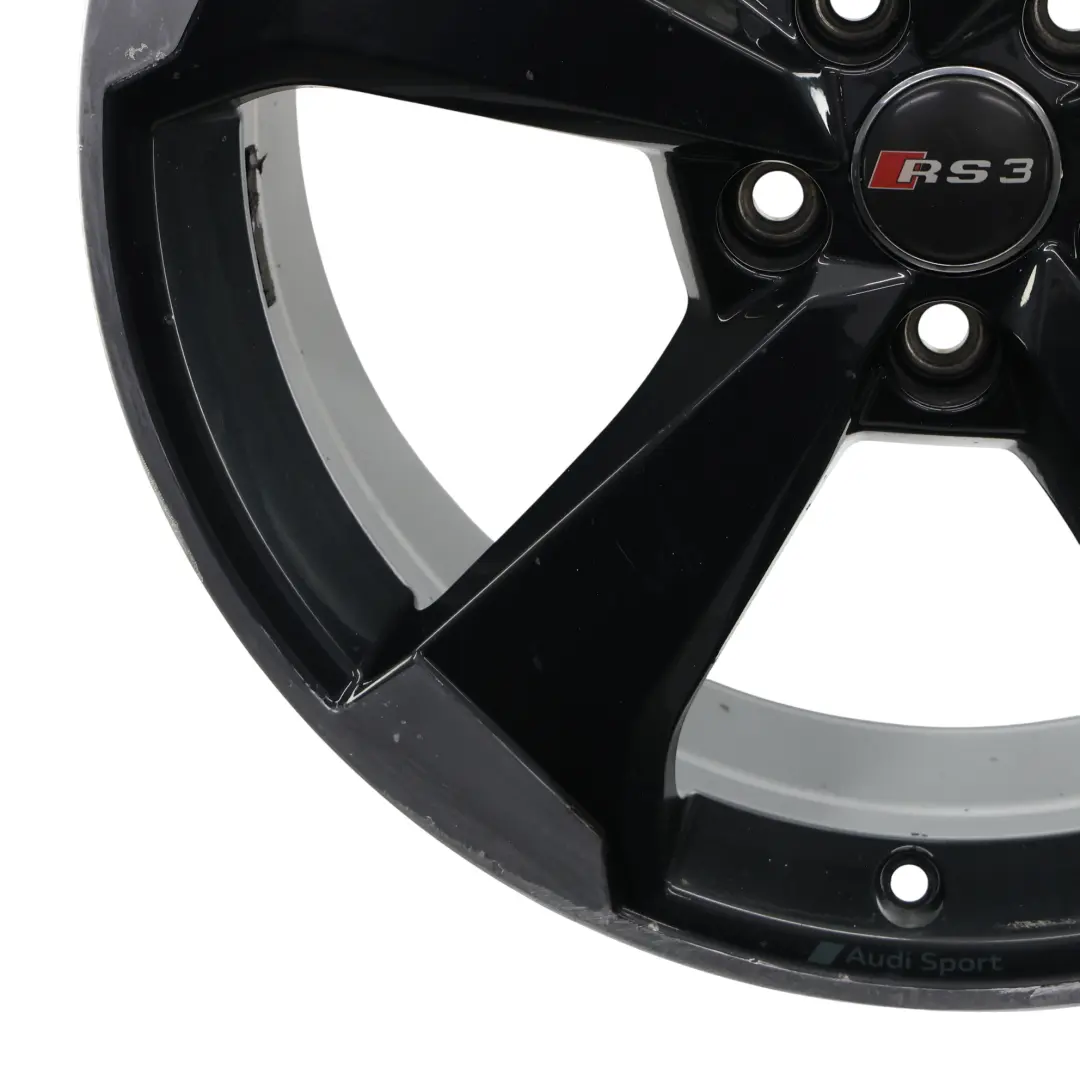 Audi A3 RS3 8V Cerchio In Lega Con Rotore Nero 19" 8,0J ET:49 - SKU 8V0601025FA-2 - Numero di parte 8V0601025FA