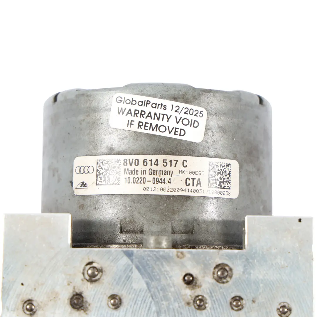 Module ABS De Pompe De Frein Unité De Commande Hydraulique pour Audi A3 8V à propos du numéro de pièce 8V0614517C Audi A3 8V Module ABS De Pompe De Frein Unité De Commande Hydraulique - SKU 8V0614517C - Numéro de pièce 8V0614517C