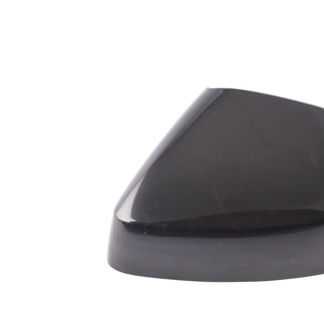 Door Wing Mirror Cover Cap Left N/S Brilliant Black - Y9B to Audi A3 8V with Part number 8V0857527D Audi A3 8V Door Wing Mirror Cover Cap Left N/S Brilliant Black - Y9B - SKU 8V0857527D-BBL - Part number 8V0857527D