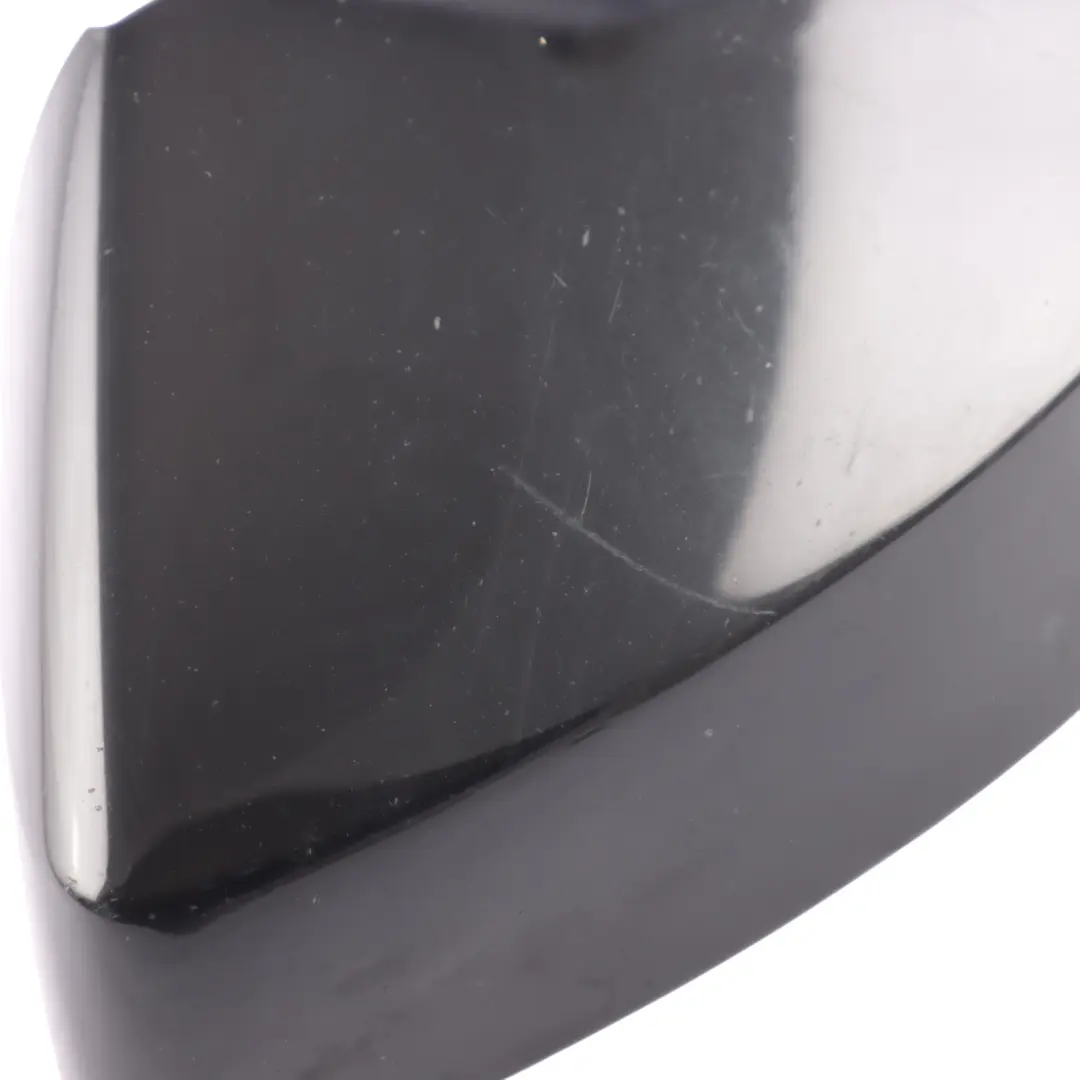 Door Wing Mirror Cover Cap Left N/S Brilliant Black - Y9B to Audi A3 8V with Part number 8V0857527D Audi A3 8V Door Wing Mirror Cover Cap Left N/S Brilliant Black - Y9B - SKU 8V0857527D-BBL - Part number 8V0857527D