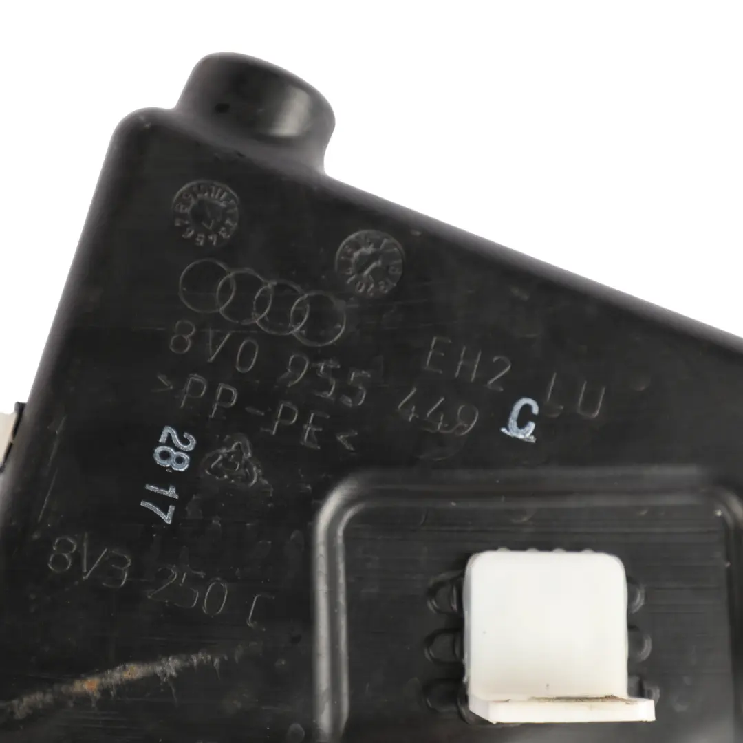 Windscreen Washer Water Reservoir Bottle Tank to Audi RS3 8V with Part number 8V0955449C Audi RS3 8V Windscreen Washer Water Reservoir Bottle Tank - SKU 8V0955449C - Part number 8V0955449C