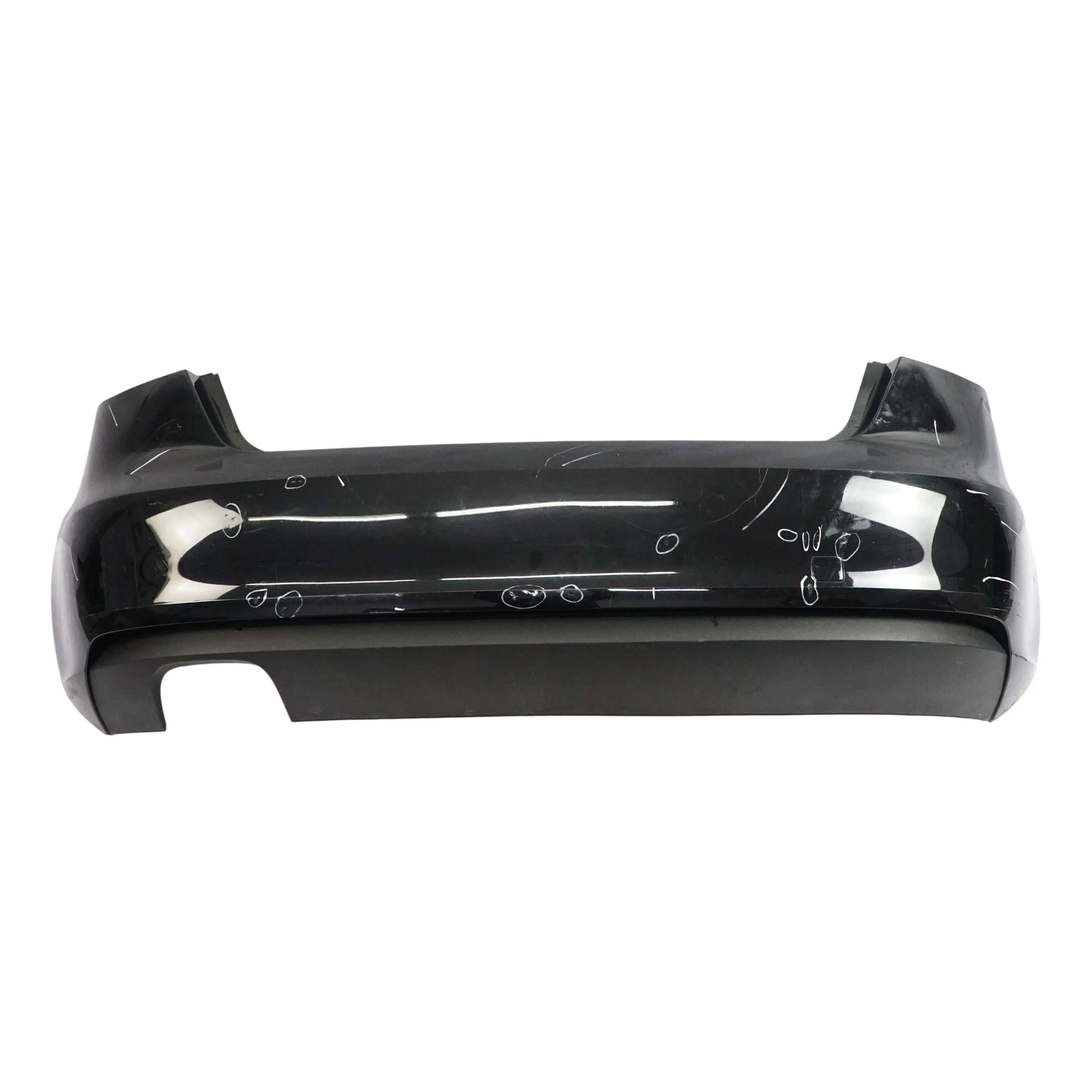 Audi A3 8V Rear Bumper Trim Panel Covering Brilliant Black Metallic - Y9B