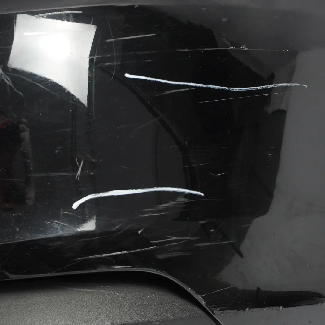 Bumper Trim Panel Covering Brilliant Black Metallic - Y9B to Audi A3 8V Rear with Part number 8V3807067 Audi A3 8V Rear Bumper Trim Panel Covering Brilliant Black Metallic - Y9B - SKU 8V3807067-BBL - Part number 8V3807067