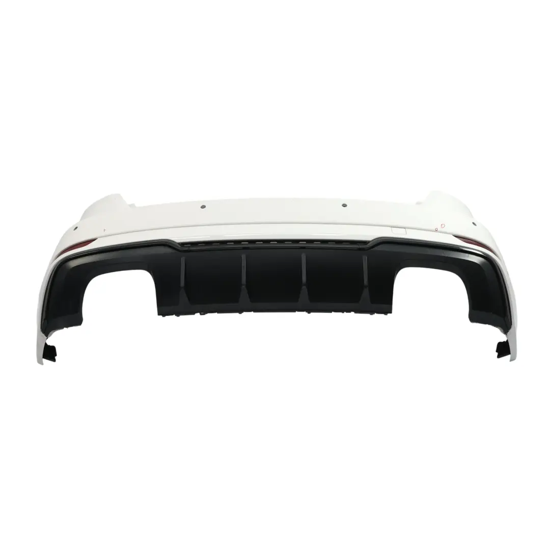 Bumper Trim Panel Covering Ibis White - Y9C to Audi S3 8V Rear with Part number 8V4807067P Audi S3 8V Rear Bumper Trim Panel Covering Ibis White - Y9C - SKU 8V4807067P-IWH - Part number 8V4807067P