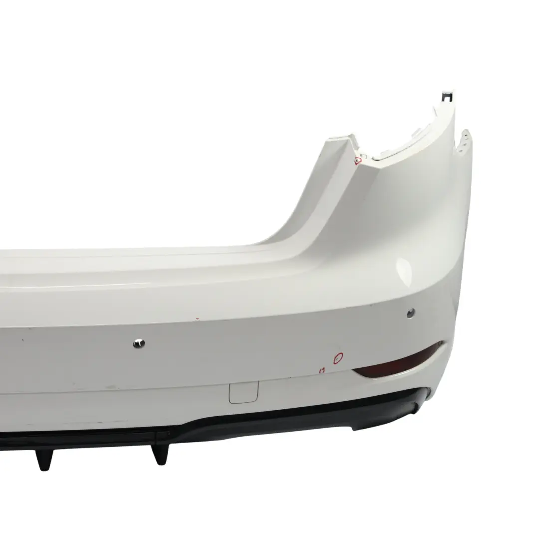 Audi S3 8V Rear Bumper Trim Panel Covering Ibis White - Y9C - SKU 8V4807067P-IWH - Part number 8V4807067P