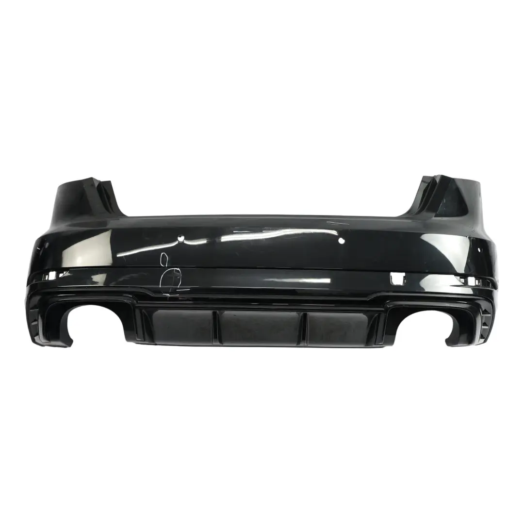 Bumper Trim Panel Covering Mythical Black Metallic - Y9T to Audi S3 8V Rear with Part number 8V4807067P Audi S3 8V Rear Bumper Trim Panel Covering Mythical Black Metallic - Y9T - SKU 8V4807067P-MYB1 - Part number 8V4807067P