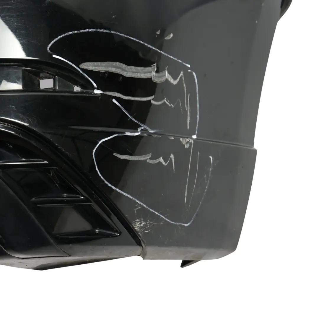 Bumper Trim Panel Covering Mythical Black Metallic - Y9T to Audi S3 8V Rear with Part number 8V4807067P Audi S3 8V Rear Bumper Trim Panel Covering Mythical Black Metallic - Y9T - SKU 8V4807067P-MYB1 - Part number 8V4807067P