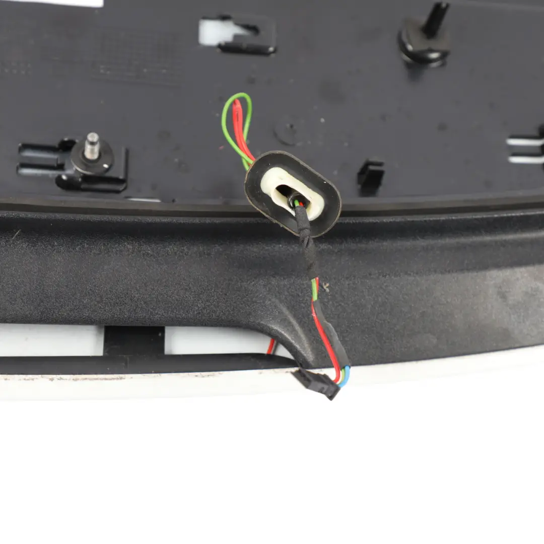 Spoiler Boot Lid Trim Glacier White Pearl - S9R to Audi A3 8V Rear with Part number 8V4827933B Audi A3 8V Rear Spoiler Boot Lid Trim Glacier White Pearl - S9R - SKU 8V4827933B-MGW - Part number 8V4827933B