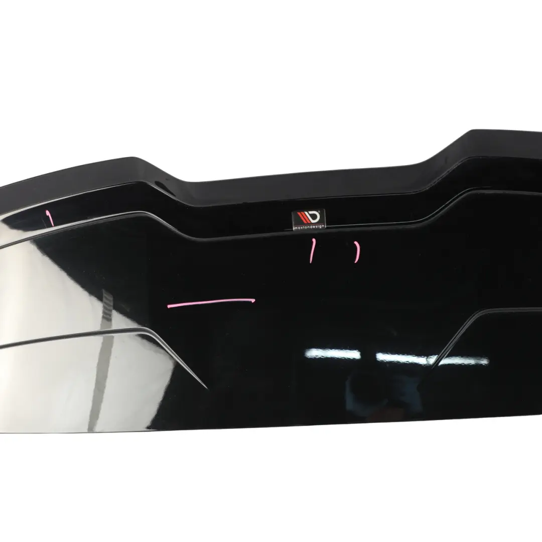 Spoiler Boot Lid Trim Panel Maxton Mythical Black - Y9T to Audi RS3 8V Rear with Part number 8V4827933D Audi RS3 8V Rear Spoiler Boot Lid Trim Panel Maxton Mythical Black - Y9T - SKU 8V4827933D-1 - Part number 8V4827933D