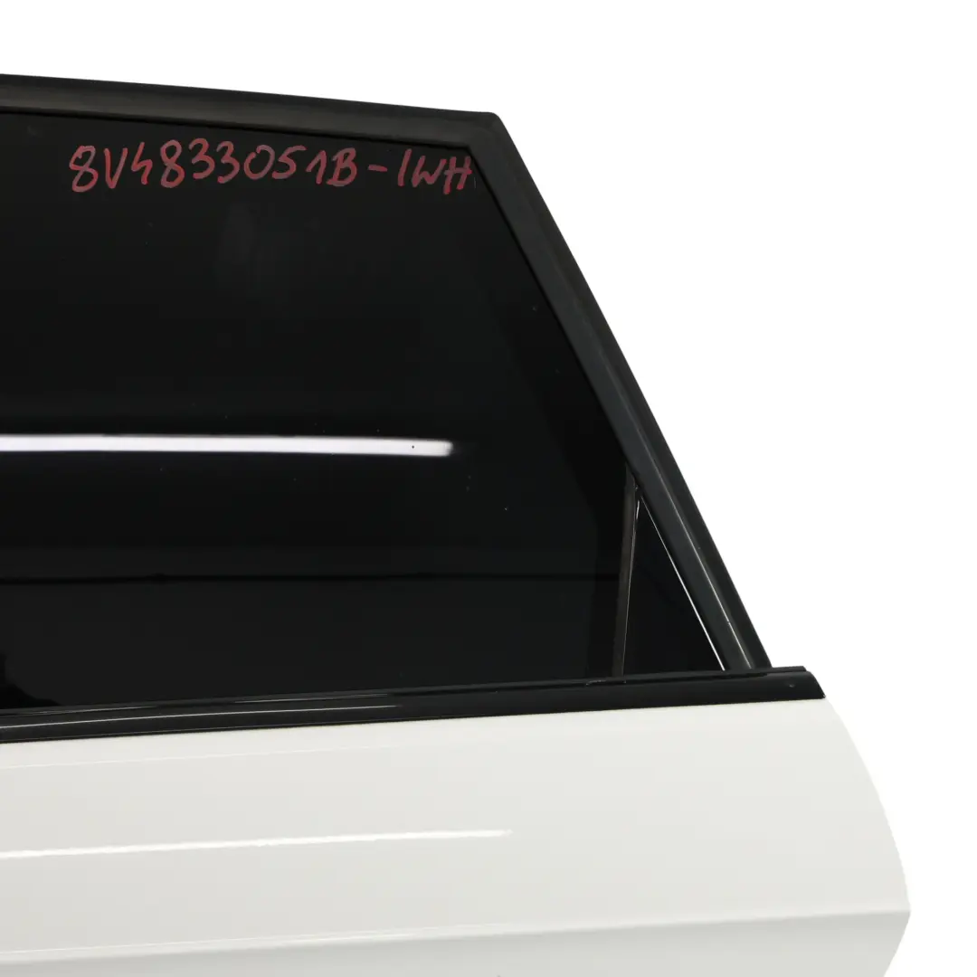 Audi A3 8V Sportback Hinten Links Tür Ibis White Weiß - Y9C - SKU 8V4833051B-IWH - Teilenummer 8V4833051B