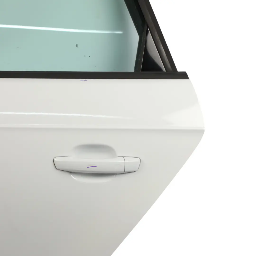 Audi A3 8V Sportback Rear Left N/S Door Glacier White Pearl - S9R - SKU 8V4833051B-MGW - Part number 8V4833051B