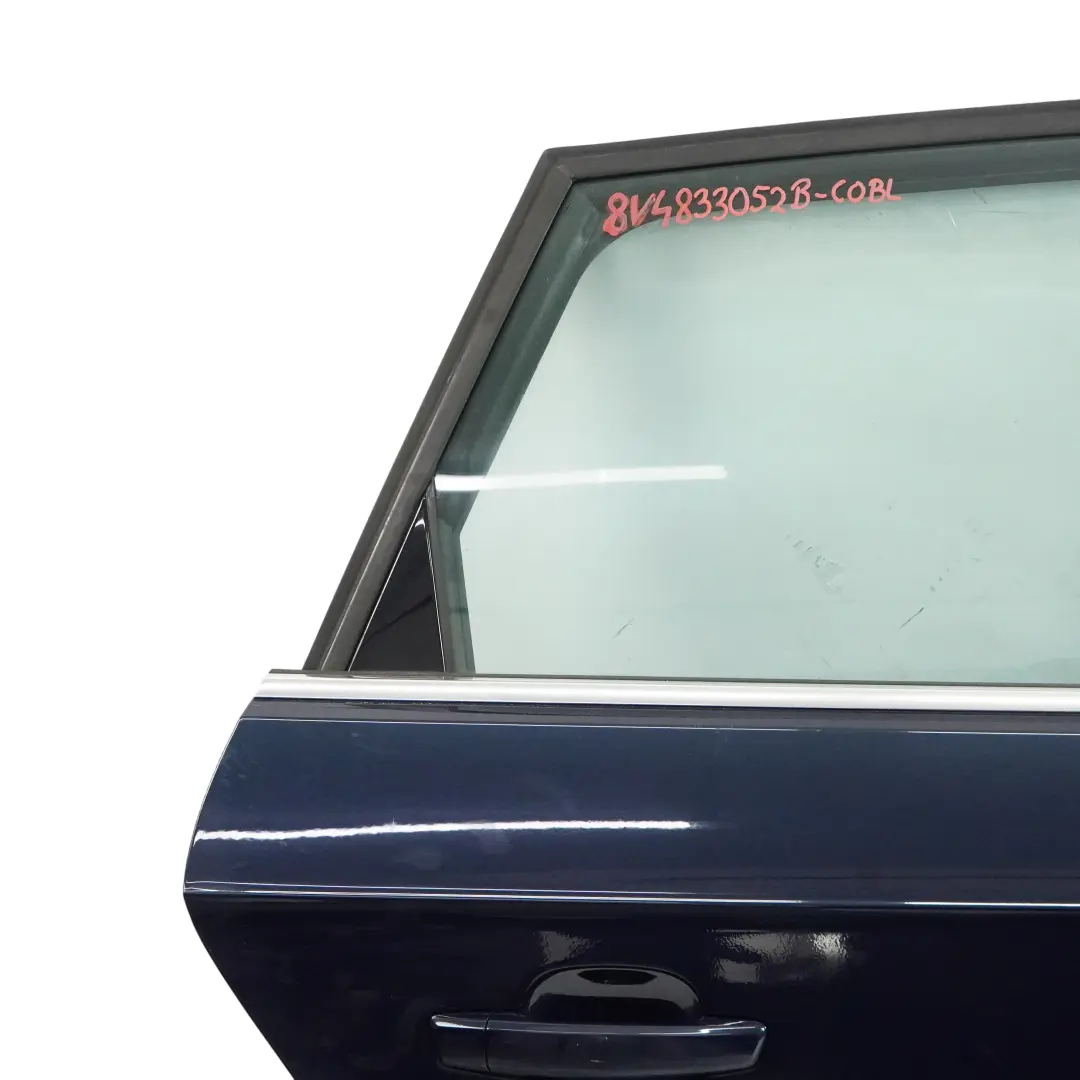 Sportback Puerta Trasera Derecha Cosmos Blue Metallic - X5E para Audi A3 8V con número de pieza 8V4833052B Audi A3 8V Sportback Puerta Trasera Derecha Cosmos Blue Metallic - X5E - SKU 8V4833052B-COBL - Número de pieza 8V4833052B