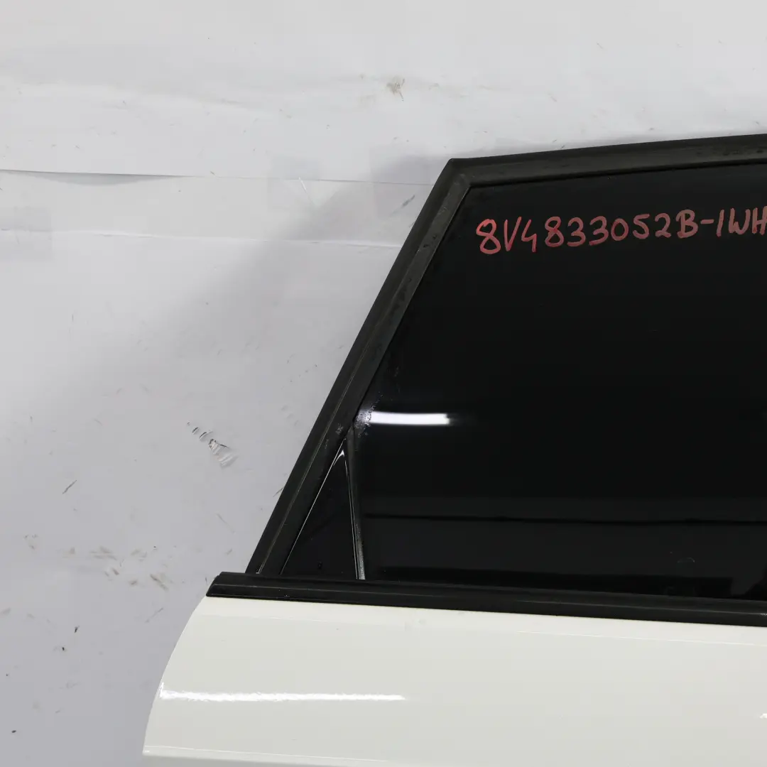Audi A3 8V Sportback Door Rear Right O/S Ibis White - Y9C - SKU 8V4833052B-IWH - Part number 8V4833052B