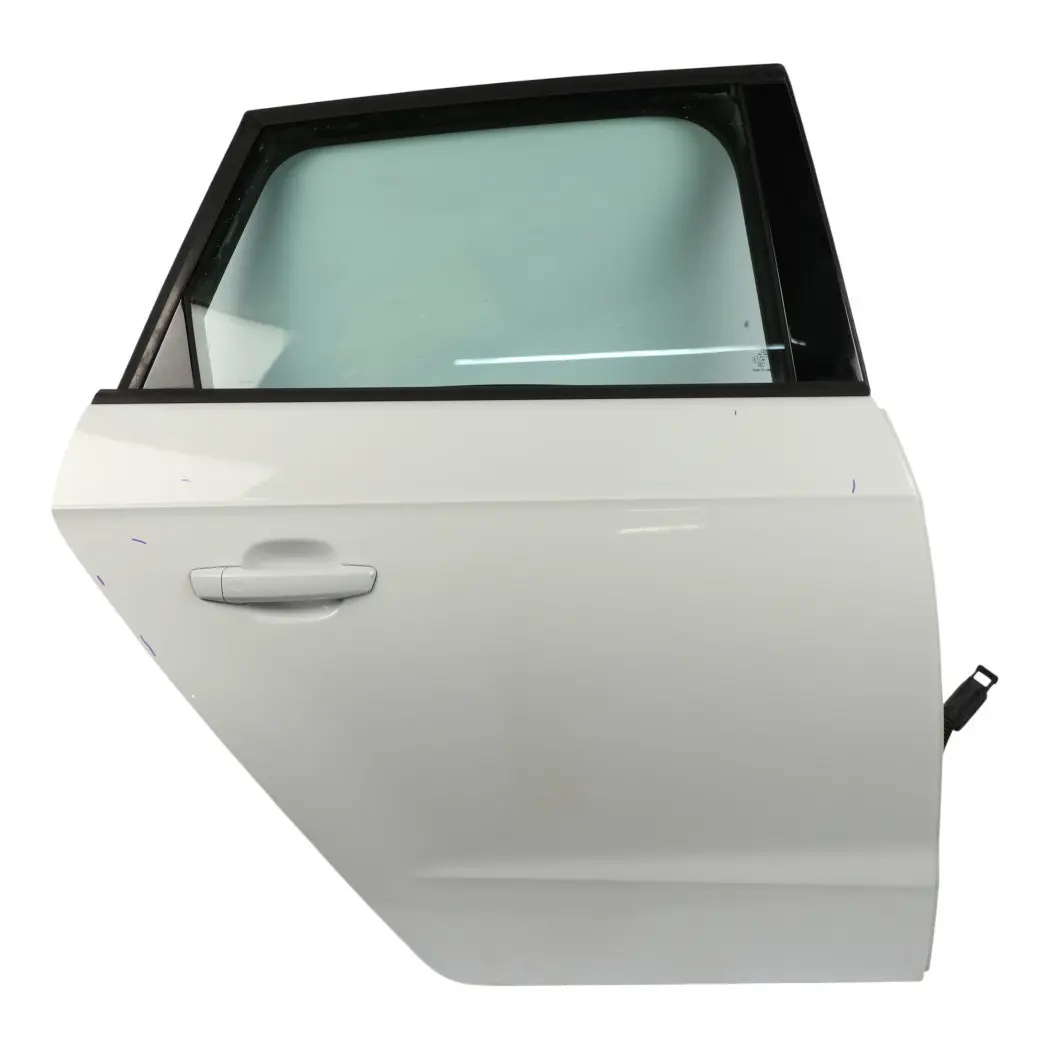 Audi A3 8V Sportback Door Rear Right O/S Glacier White Pearl - S9R - SKU 8V4833052B-MGW - Part number 8V4833052B