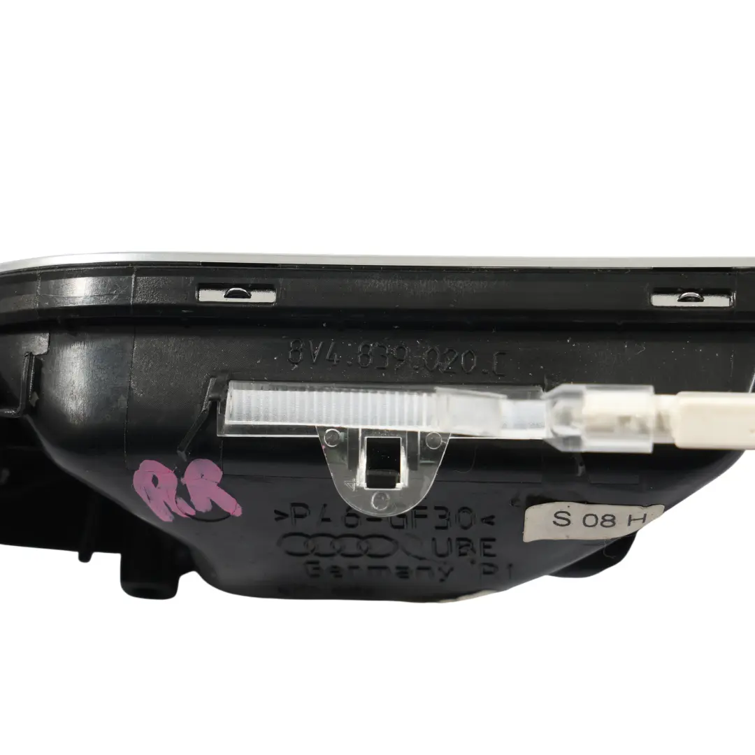 Audi RS3 8V Puerta Trasera Interior Liberación Agarradera Derecha - SKU 8V4839020C-1 - Número de pieza 8V4839020C