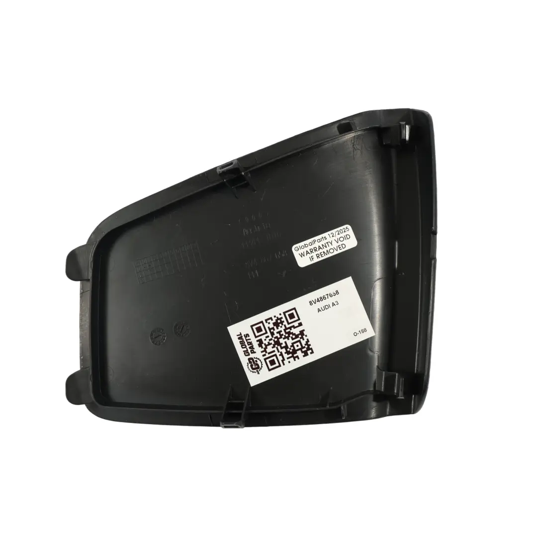 Boot Lid Trim Insert Cover Rear Right O/S to Audi A3 S3 RS3 8V Tailgate with Part number 8V4867658 Audi A3 S3 RS3 8V Tailgate Boot Lid Trim Insert Cover Rear Right O/S - SKU 8V4867658 - Part number 8V4867658
