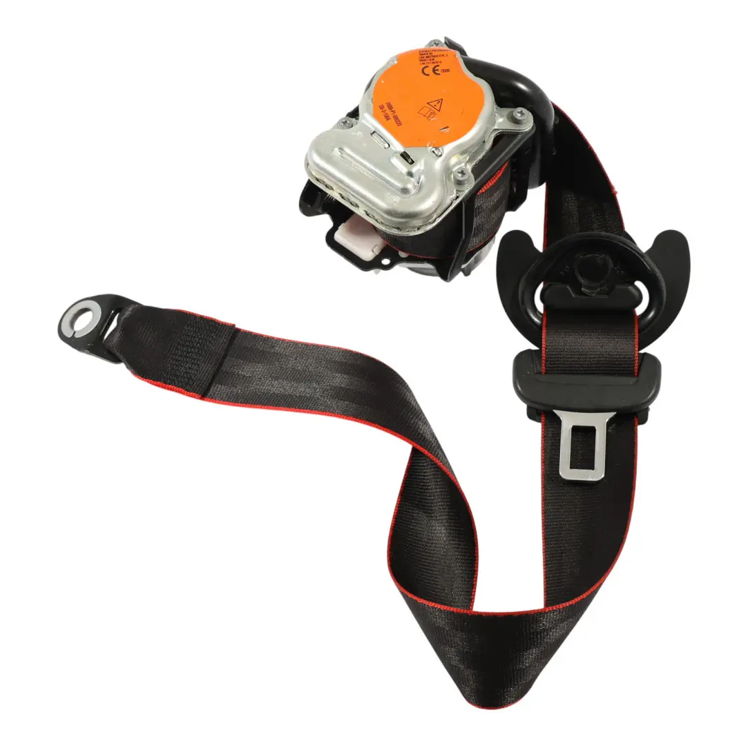 Cintura Sicurezza Superiore Anteriore Destra Nero/Rosso per Audi RS3 8V con numero di parte 8V5857706E Audi RS3 8V Cintura Sicurezza Superiore Anteriore Destra Nero/Rosso - SKU 8V5857706E-1 - Numero di parte 8V5857706E