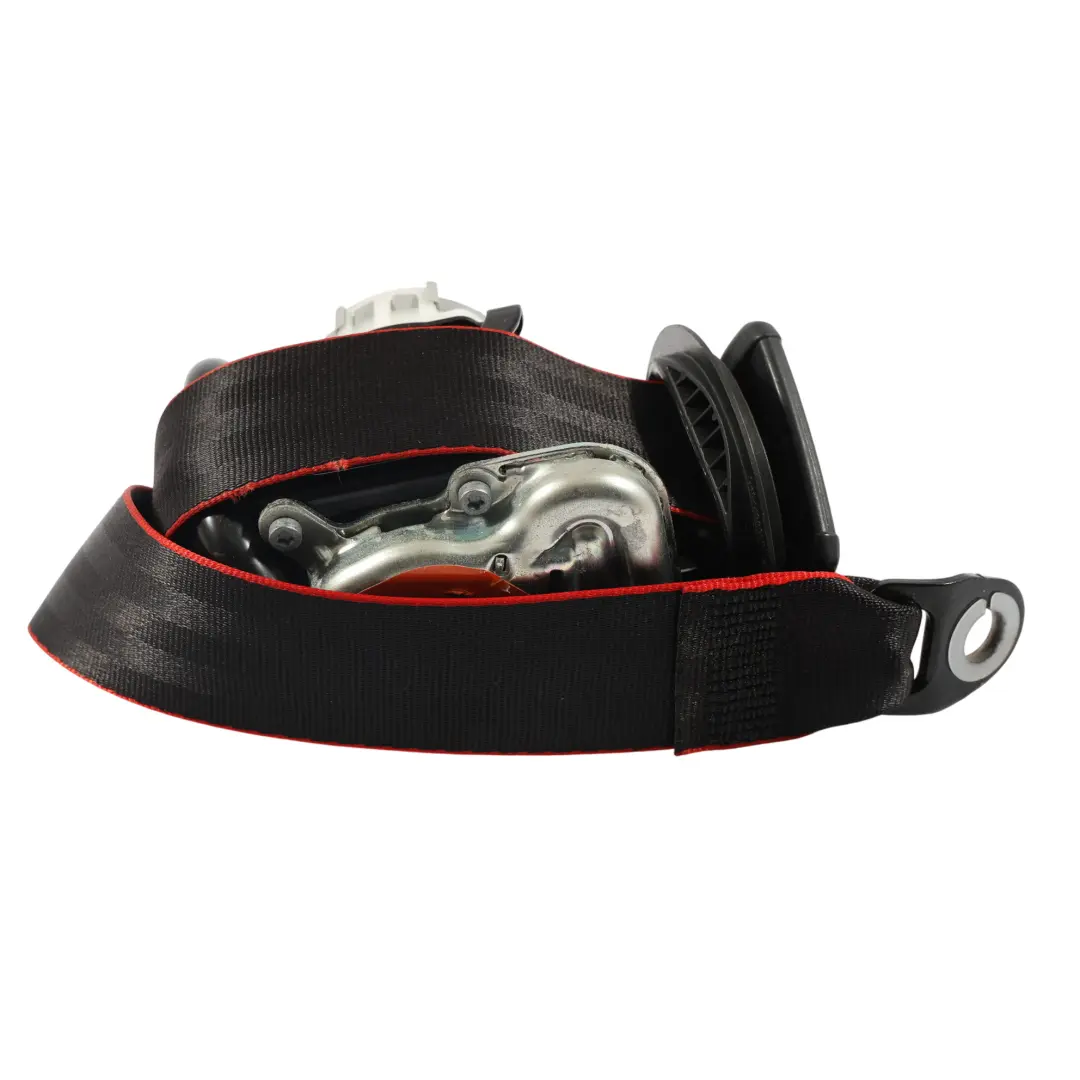 Audi RS3 8V Seat Belt Upper Front Right O/S Black/Red - SKU 8V5857706E-1 - Part number 8V5857706E