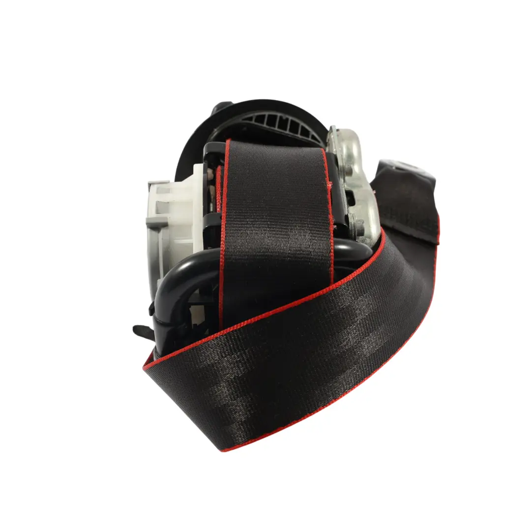 Belt Upper Front Right O/S Black/Red to Audi RS3 8V Seat with Part number 8V5857706E Audi RS3 8V Seat Belt Upper Front Right O/S Black/Red - SKU 8V5857706E-1 - Part number 8V5857706E