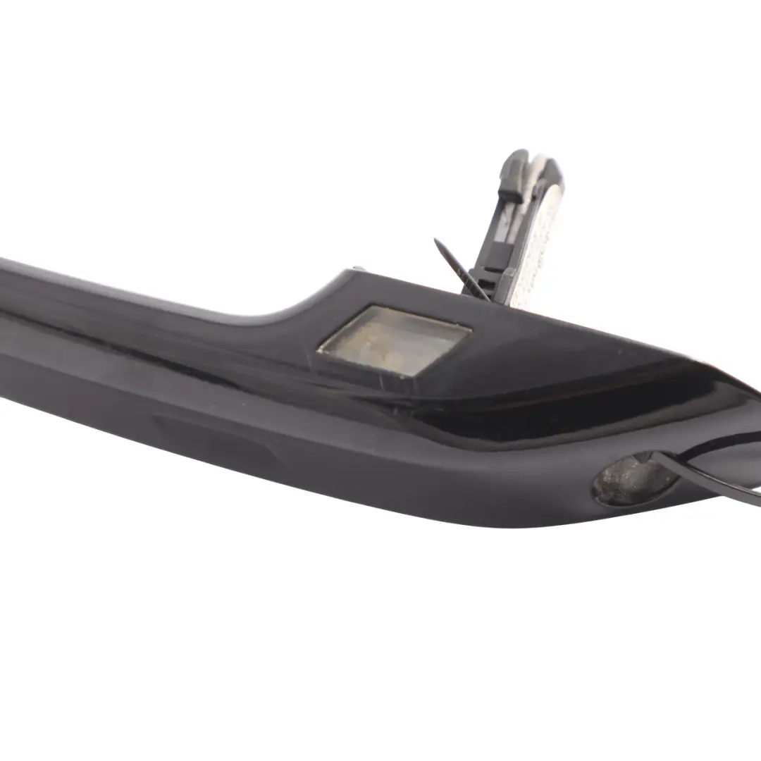 Front Rear Door Grab Handle Left N/S Mythical Black Metallic - Y9T to Audi A4 B9 with Part number 8W0837239 Audi A4 B9 Front Rear Door Grab Handle Left N/S Mythical Black Metallic - Y9T - SKU 8W0837239-MYB - Part number 8W0837239