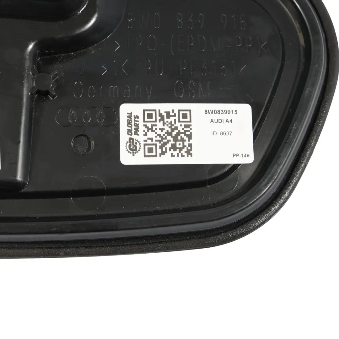 Audi A4 B9 Rear Door Lock Mechanism Trim Cover Panel Left N/S - SKU 8W0839915 - Part number 8W0839915