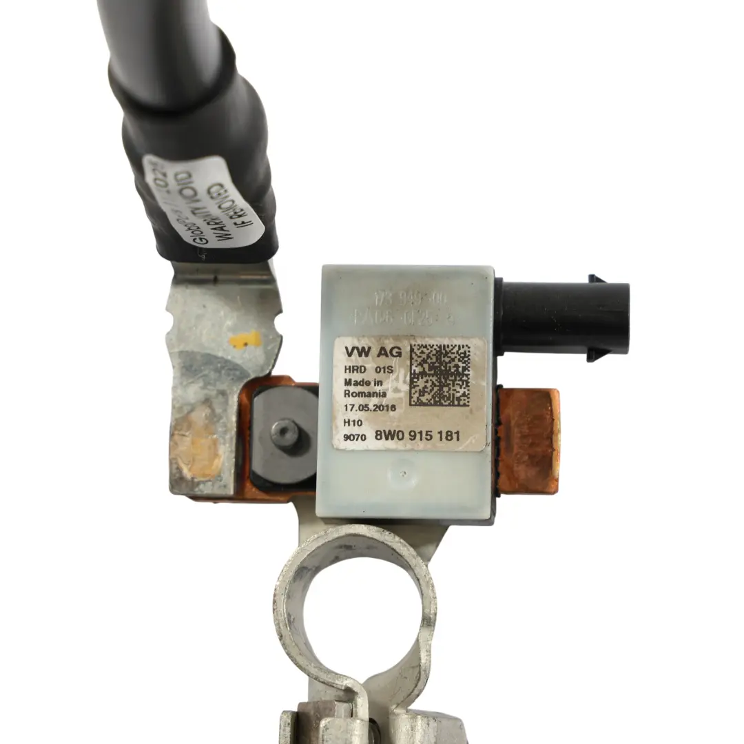 8S Module Surveillance Câble Batterie Négatif pour Audi TT FV à propos du numéro de pièce 8W0915181 Audi TT FV 8S Module Surveillance Câble Batterie Négatif - SKU 8W0915181 - Numéro de pièce 8W0915181