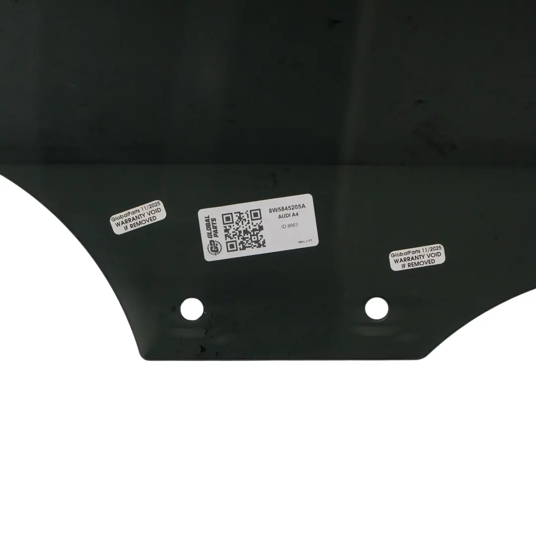 Vitre De Porte Arrière Gauche Side Teintée AS3 pour Audi A4 S4 B9 à propos du numéro de pièce 8W5845205A Audi A4 S4 B9 Vitre De Porte Arrière Gauche Side Teintée AS3 - SKU 8W5845205A - Numéro de pièce 8W5845205A