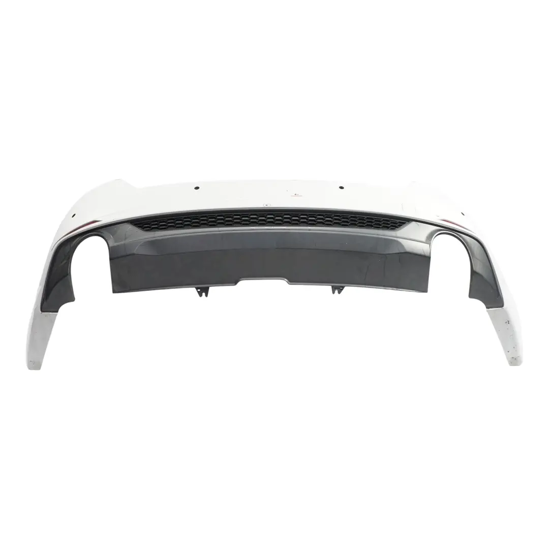 Bumper Rear Trim Panel S-Line Glacier White Pearl - S9R to Audi A5 F5 with Part number 8W6807067AA Audi A5 F5 Bumper Rear Trim Panel S-Line Glacier White Pearl - S9R - SKU 8W6807067AA-MGW - Part number 8W6807067AA