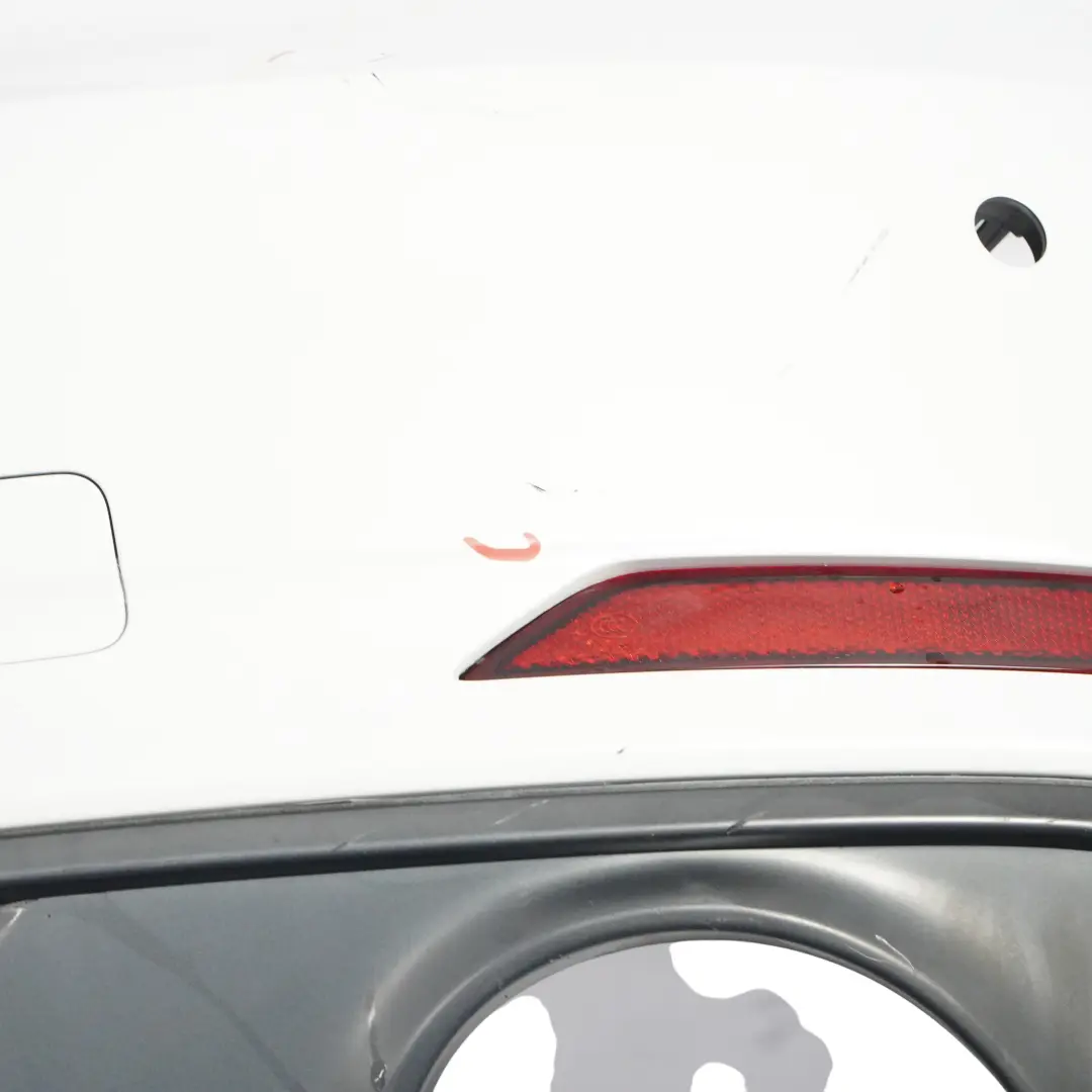 Audi A5 F5 Tylny Zderzak S-Line Glacier White Pearl Biały Perłowy - S9R - SKU 8W6807067AA-MGW - Numer Części 8W6807067AA