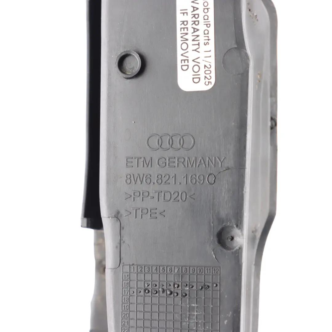 Audi A5 F5 Front Wing Fender Trim Cover Panel Seal Upper Left N/S - SKU 8W6821169C - Part number 8W6821169C