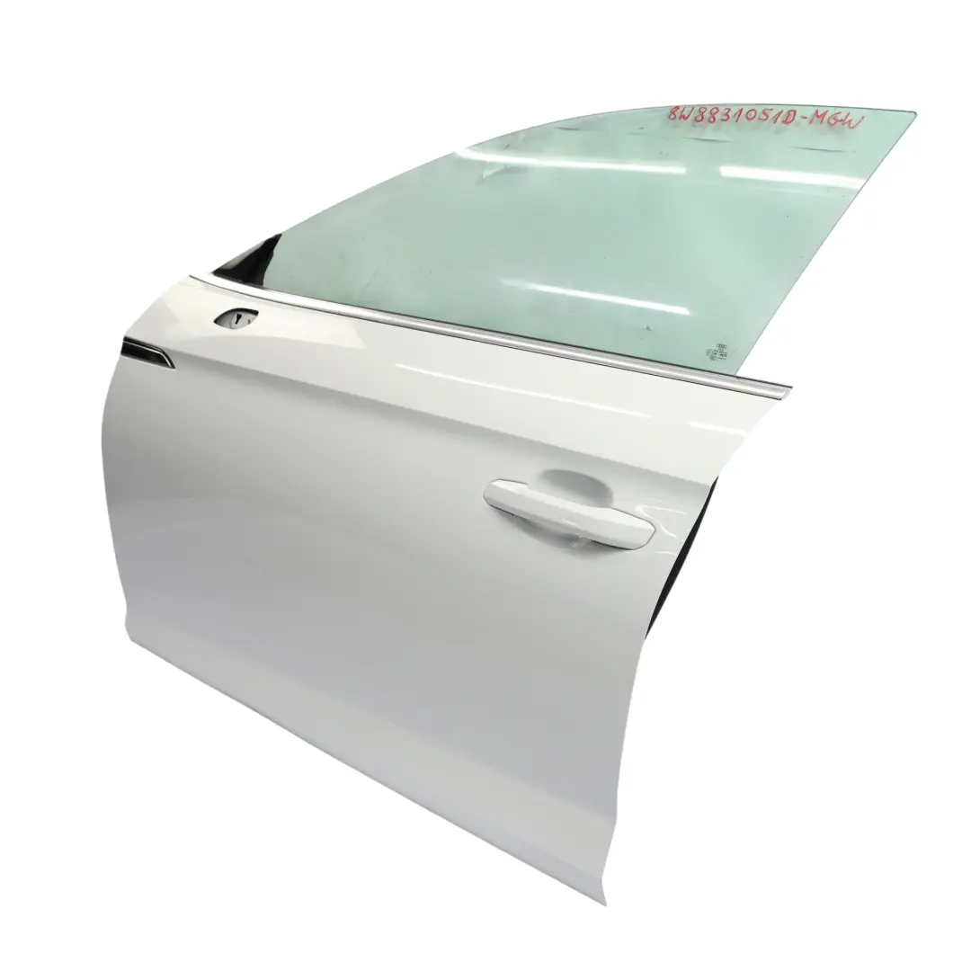 Door Front Left N/S Covering Panel Glacier White Pearl - S9R to Audi A5 F5 with Part number 8W8831051D Audi A5 F5 Door Front Left N/S Covering Panel Glacier White Pearl - S9R - SKU 8W8831051D-MGW - Part number 8W8831051D