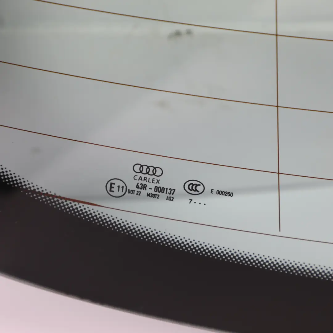Sportback Rear Window Glass Back Glazing Green AS2 to Audi A5 F5 with Part number 8W8845501B Audi A5 F5 Sportback Rear Window Glass Back Glazing Green AS2 - SKU 8W8845501B - Part number 8W8845501B