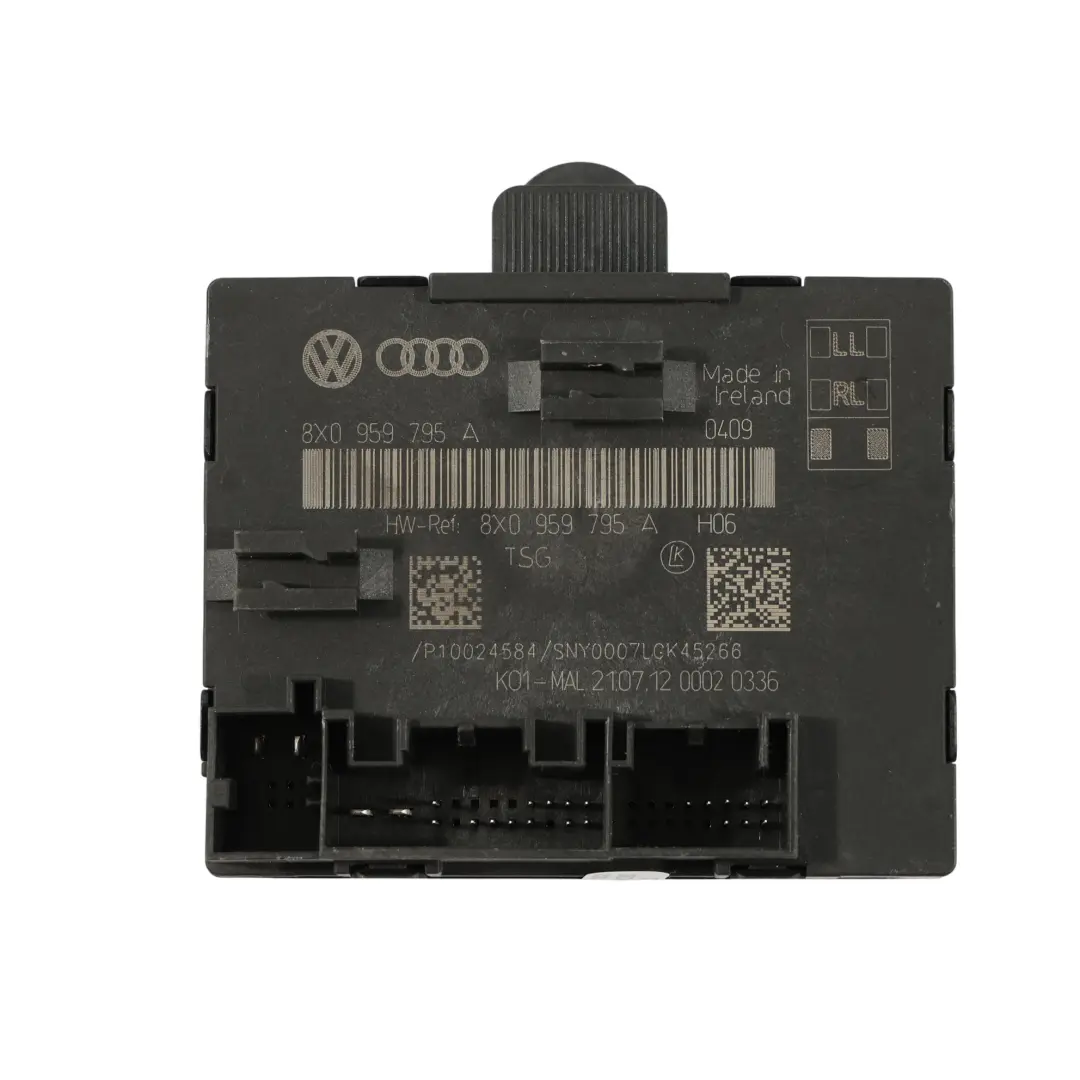 Audi A1 8X Q3 8U Modulo Porta Posteriore ECU - SKU 8X0959795A - Numero di parte 8X0959795A