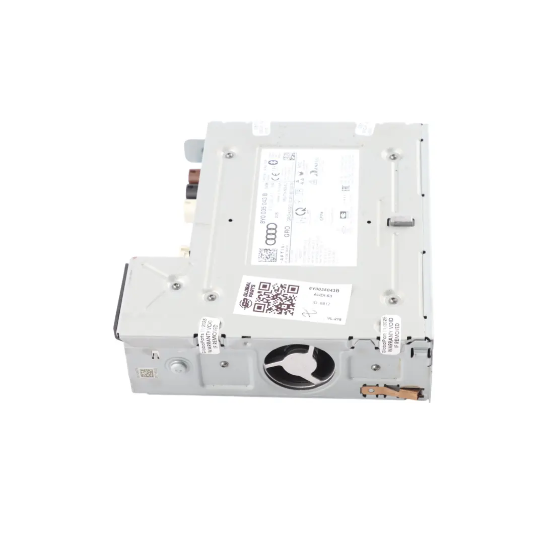 8Y Multimedia Radio CD Player Bluetooth Control Head Unit to Audi A3 with Part number 8Y0035043B Audi A3 8Y Multimedia Radio CD Player Bluetooth Control Head Unit - SKU 8Y0035043B - Part number 8Y0035043B