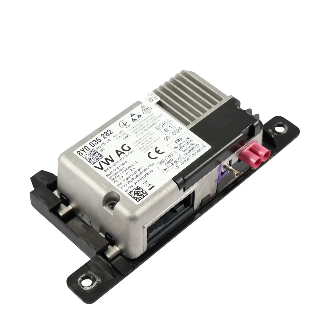 8Y Servicio Línea Unidad Módulo Control Bluetooth para Audi A3 S3 RS3 con número de pieza 8Y0035282 Audi A3 S3 RS3 8Y Servicio Línea Unidad Módulo Control Bluetooth - SKU 8Y0035282 - Número de pieza 8Y0035282