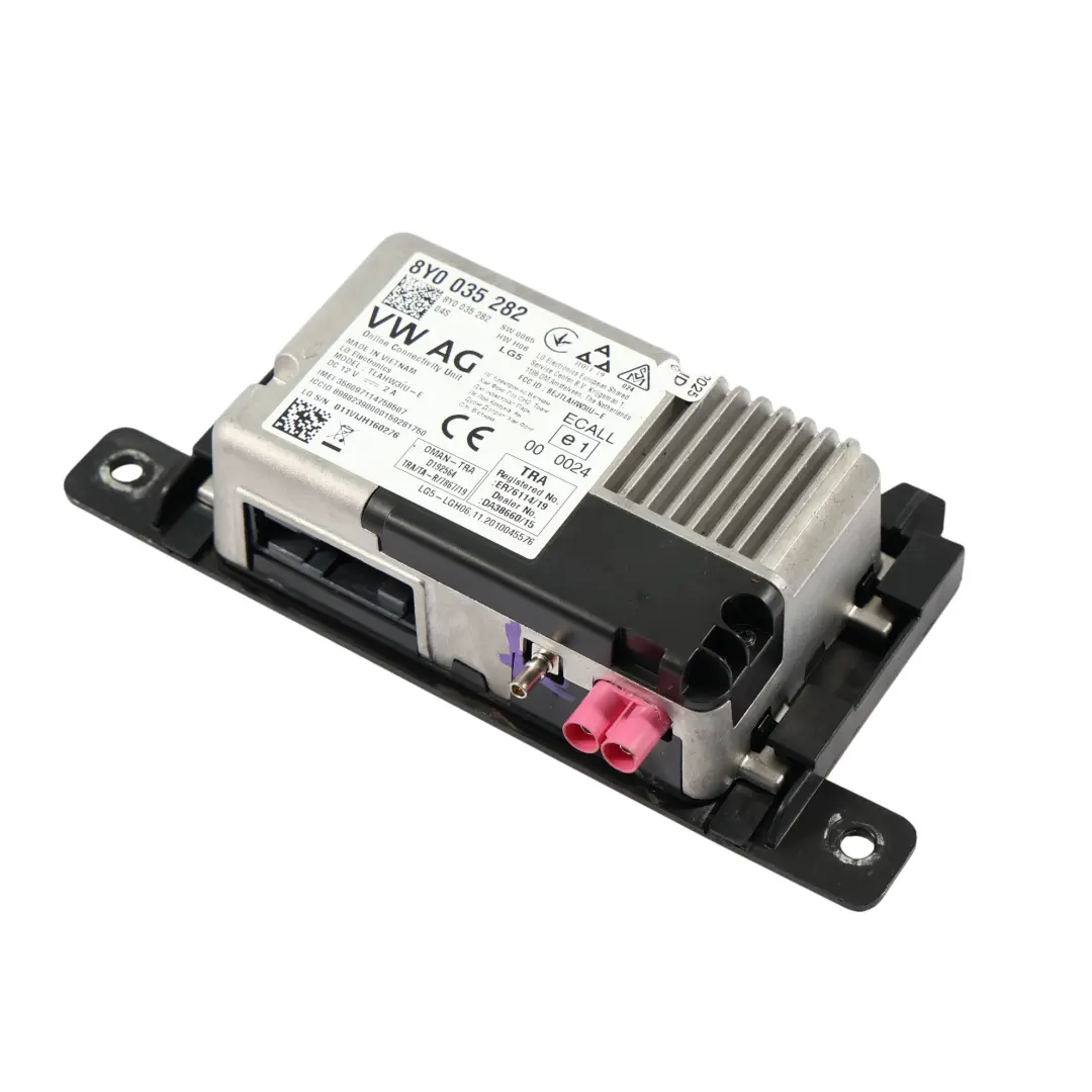 8Y Servizio Online Modulo Di Controllo Bluetooth per Audi A3 S3 RS3 con numero di parte 8Y0035282 Audi A3 S3 RS3 8Y Servizio Online Modulo Di Controllo Bluetooth - SKU 8Y0035282 - Numero di parte 8Y0035282