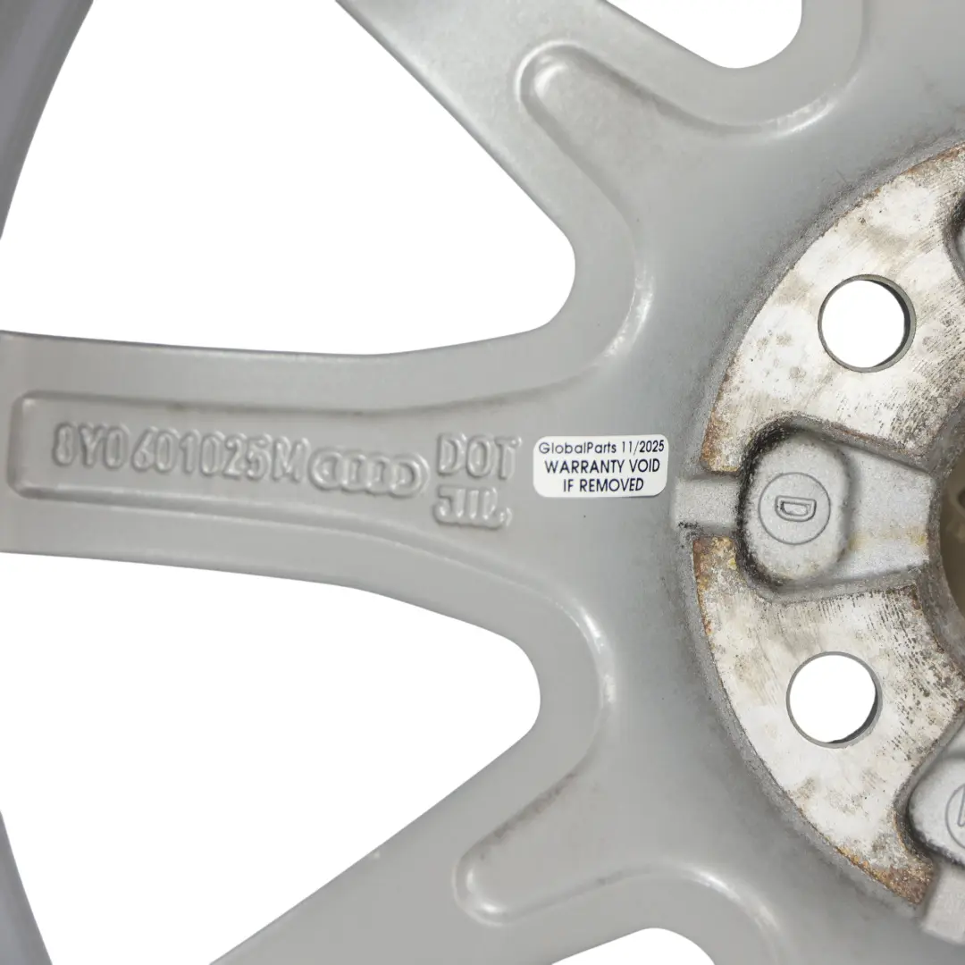 8Y Leichtmetall Felge Silber 18" 8J ET:46 Audi Sport für Audi A3 S3 mit Teilenummer 8Y0601025M Audi A3 S3 8Y Leichtmetall Felge Silber 18" 8J ET:46 Audi Sport - SKU 8Y0601025M-1 - Teilenummer 8Y0601025M