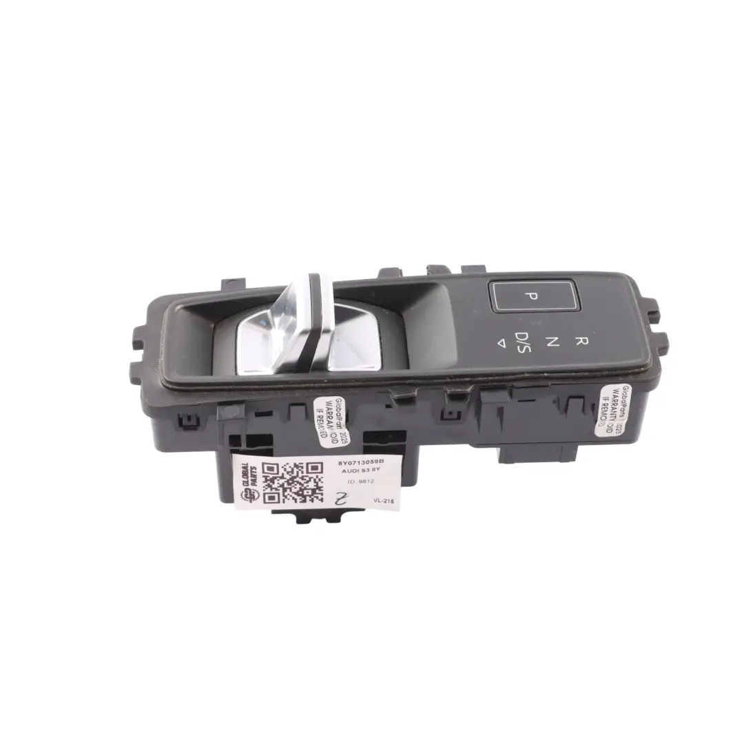 8Y Gear Shifter Automatic Gearshift Selector Switch Panel to Audi A3 S3 with Part number 8Y0713059B Audi A3 S3 8Y Gear Shifter Automatic Gearshift Selector Switch Panel - SKU 8Y0713059B - Part number 8Y0713059B