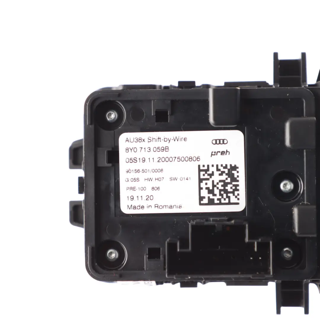 8Y Gear Shifter Automatic Gearshift Selector Switch Panel to Audi A3 S3 with Part number 8Y0713059B Audi A3 S3 8Y Gear Shifter Automatic Gearshift Selector Switch Panel - SKU 8Y0713059B - Part number 8Y0713059B