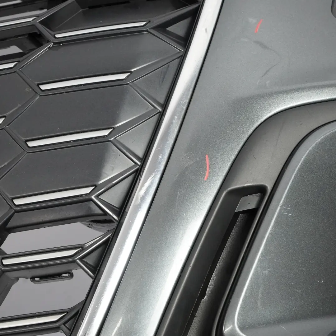 Audi S3 8Y Front Bumper Trim Panel Cover Daytona Grey Pearl Effect - Z7S - SKU 8Y0807065C-DGR - Part number 8Y0807065C