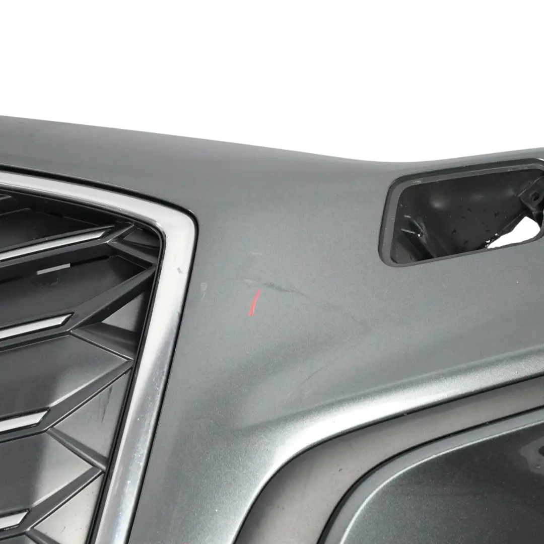 8Y Front Bumper Trim Panel Cover Daytona Grey Pearl Effect - Z7S to Audi S3 with Part number 8Y0807065C Audi S3 8Y Front Bumper Trim Panel Cover Daytona Grey Pearl Effect - Z7S - SKU 8Y0807065C-DGR - Part number 8Y0807065C