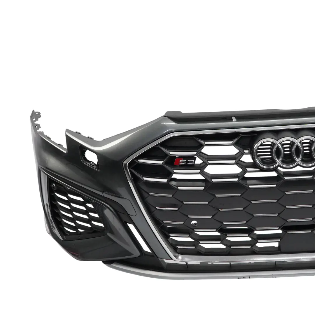 Audi S3 8Y Front Bumper Trim Panel Cover Daytona Grey Pearl Effect - Z7S - SKU 8Y0807065C-DGR - Part number 8Y0807065C