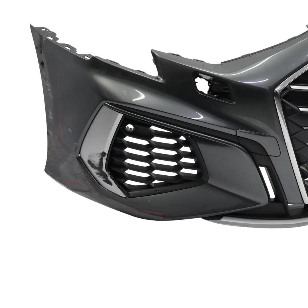 8Y Front Bumper Trim Panel Cover Daytona Grey Pearl Effect - Z7S to Audi S3 with Part number 8Y0807065C Audi S3 8Y Front Bumper Trim Panel Cover Daytona Grey Pearl Effect - Z7S - SKU 8Y0807065C-DGR - Part number 8Y0807065C