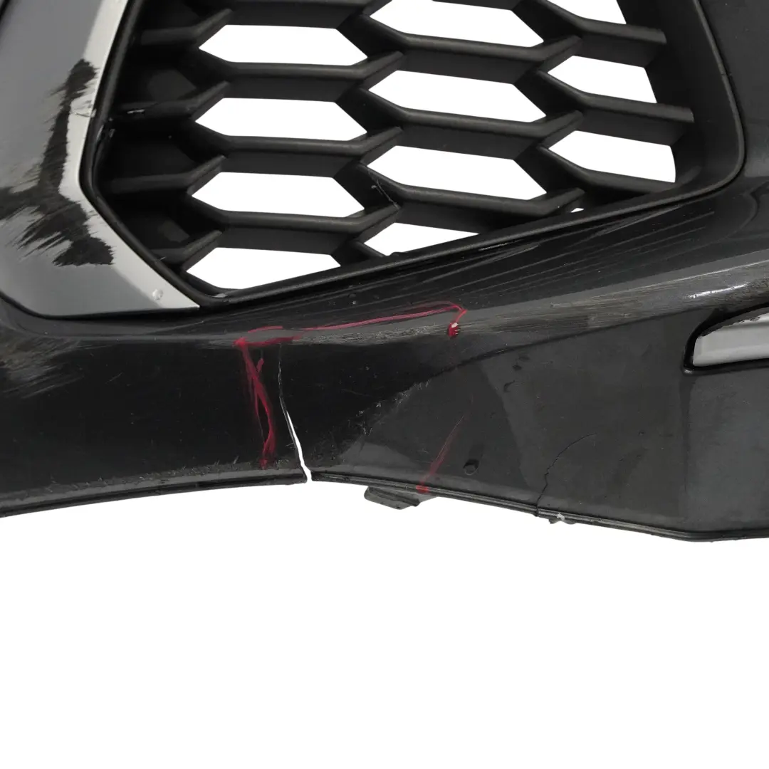 Audi S3 8Y Front Bumper Trim Panel Cover Daytona Grey Pearl Effect - Z7S - SKU 8Y0807065C-DGR - Part number 8Y0807065C